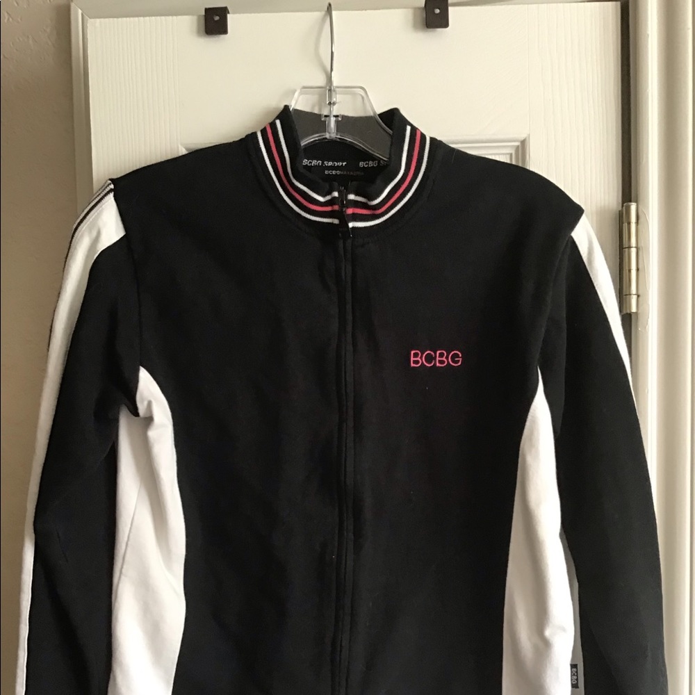 * BCBG SPORT zip up jacket
